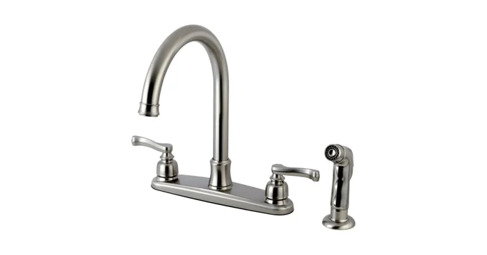 Kingston Brass Royale 1.8 GPM Standard Kitchen Faucet – Includes Side Spray