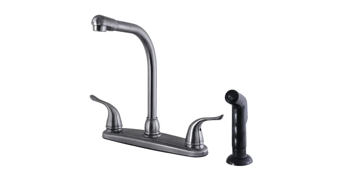 Kingston Brass Yosemite 1.8 GPM Standard Kitchen Faucet – Includes Side Spray