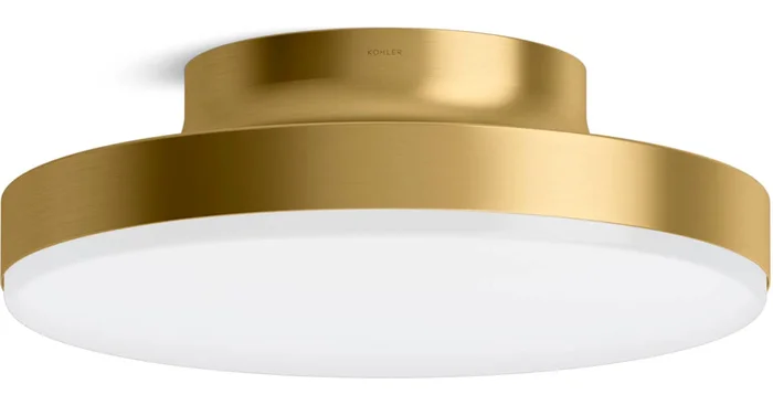 Kohler Lighting Purist 15″ Wide Semi-Flush Drum Ceiling Fixture