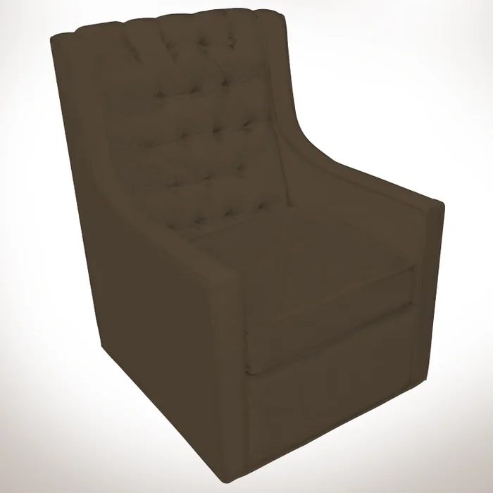 Komfy Kings Grand Glider in Chocolate Bella Velvet