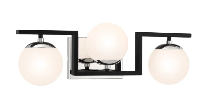 Kovacs Alluria II 3 Light 23″ Wide Vanity Light with Frosted Glass Shades