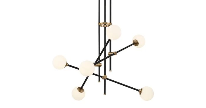Kovacs Cosmet 6 Light 32″ Wide Abstract Multi Light Pendant