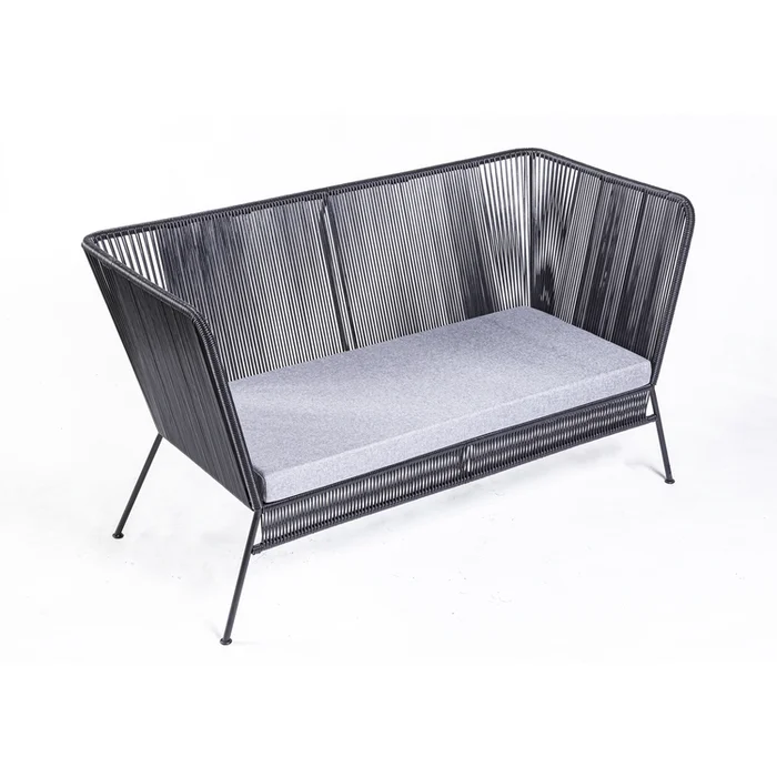 La Silla Acapulco Century Acapulco Sofa 55 Inch Black