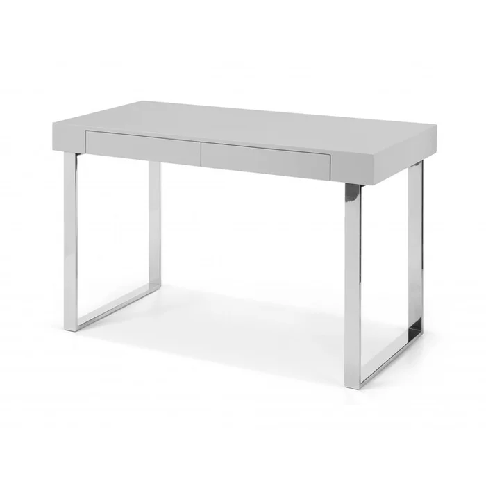 Large Walnut Finish Modern Desk – Whiteline Modern Living