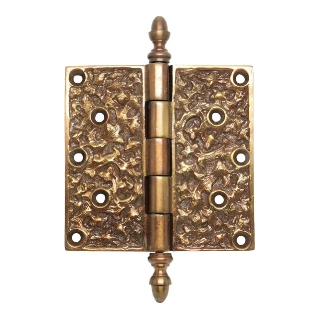 Late 20th Century Yale & Towne Textured. Butt Door Hinge