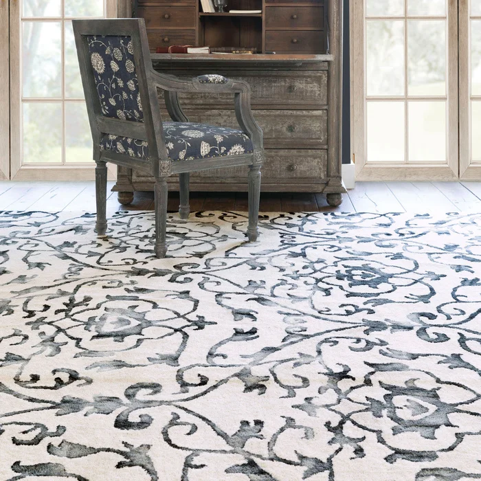 Lauren Hand Tufted Wool Rug, 7’9″ x 9’9″ L122