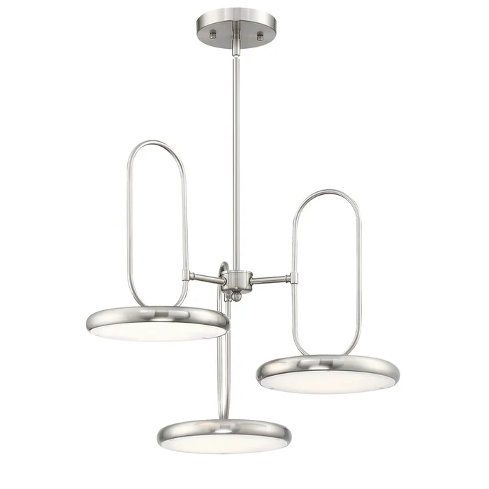 LED 3-Lite Pendent Brushed Nickel 10Wx3 – Lite Source