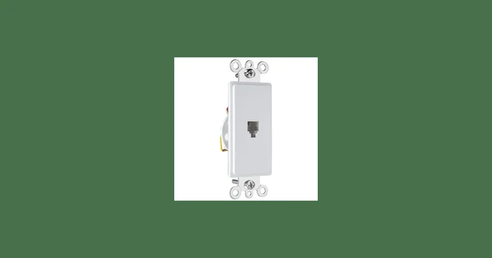 Legrand On-Q Decorator Insert RJ11 Telephone Jack