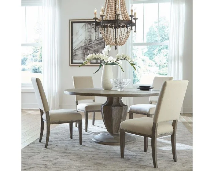 Liberty Furniture Westfield Round Pedestal Dining Set in Havana Brown #C6501S