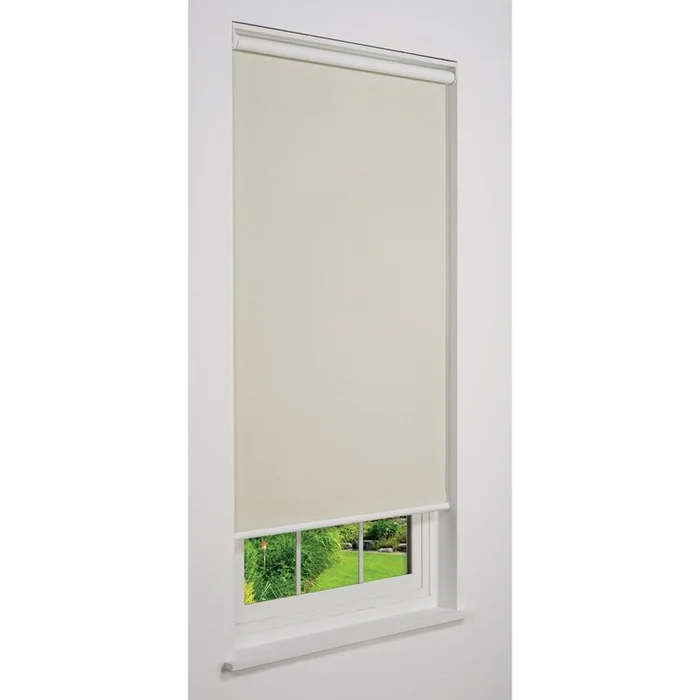 Linen Avenue Cordless Blackout Roller Shade, Beige 42 W x 78 H