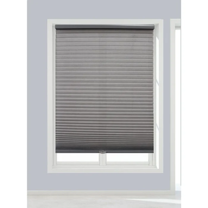 Linen Avenue Cordless Cellular Light Filtering Shade, 48 W x 66 H, Dark Grey