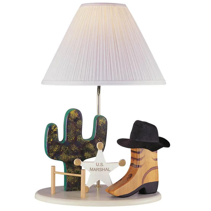 Lite Source Beige Cowboy Lamp