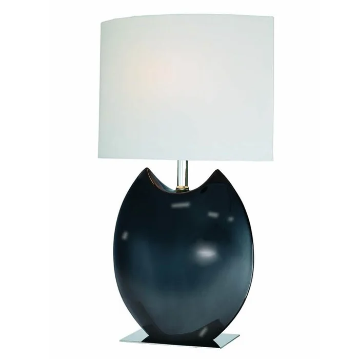 Lite Source Ceramic Table Lamp in Black