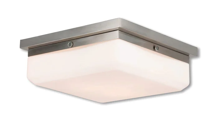 Livex Lighting Allure 3 Light 11″ Wide Single Semi-Flush Ceiling Fixture