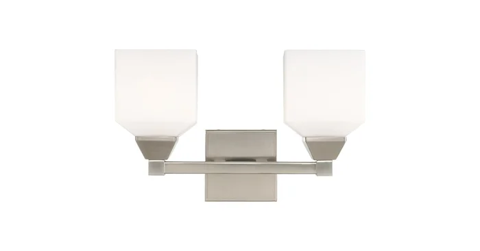 Livex Lighting Aragon 2 Light 15″ Wide Bathroom Vanity Light