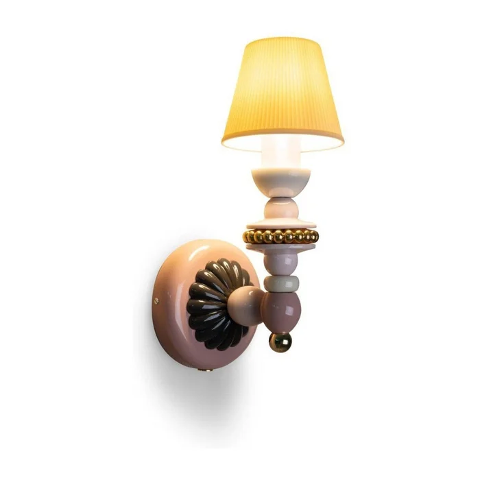 Lladro Firefly Wall Sconce Pink and Gold (US)