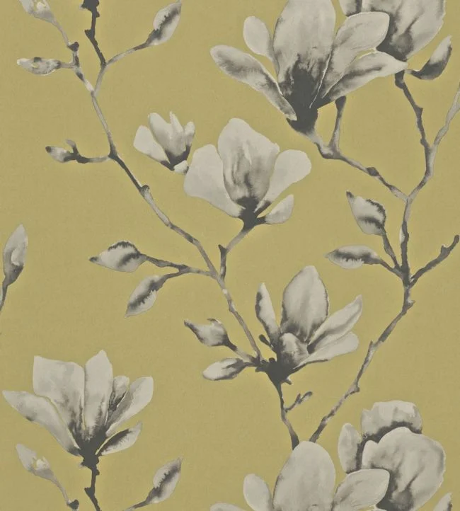 Lotus Wallpaper – Mustard – HMOW110879 – Harlequin