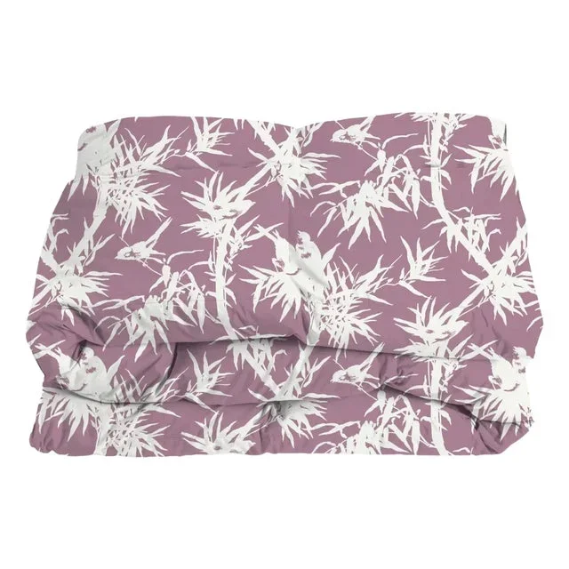 Louise in Orchid Comforter in Linen/Cotton, Queen