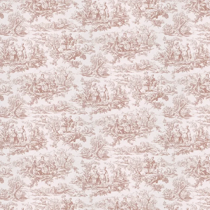 Lovers Toile Wallpaper – Blush
