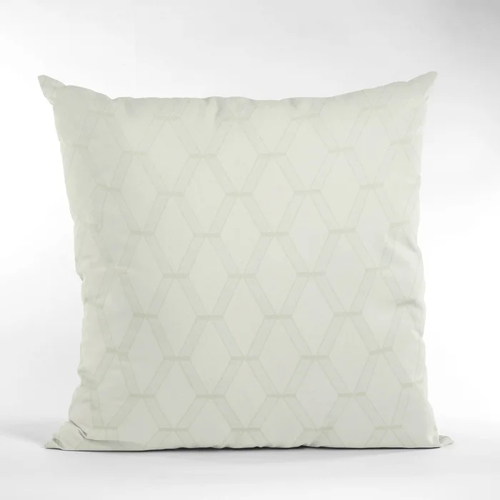 Luxury Embroidered Throw Pillow with Hypoallergenic Down Alt Insert