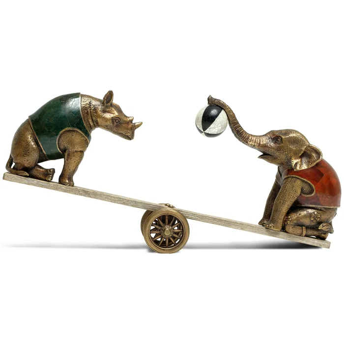 Maitland Smith Circus See-Saw Sculpture (SH41-082316)