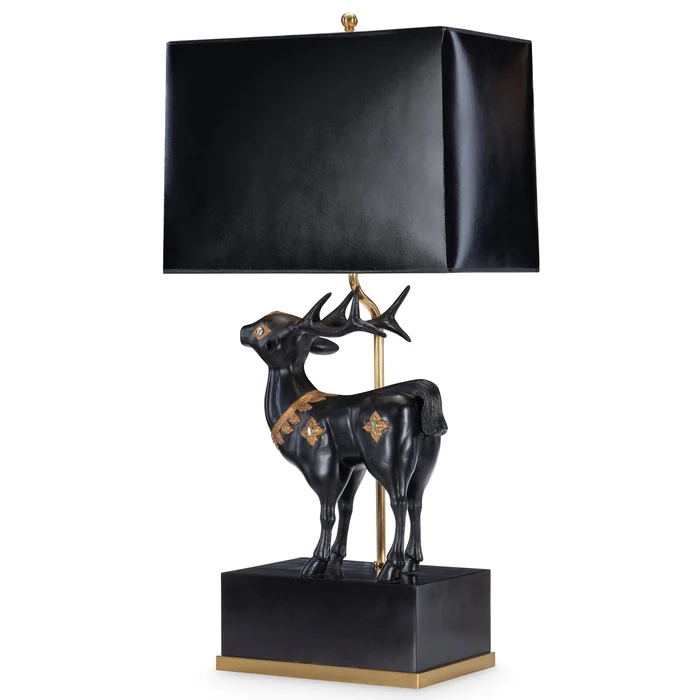 Maitland Smith Faithful Not Fawning Lamp DSC