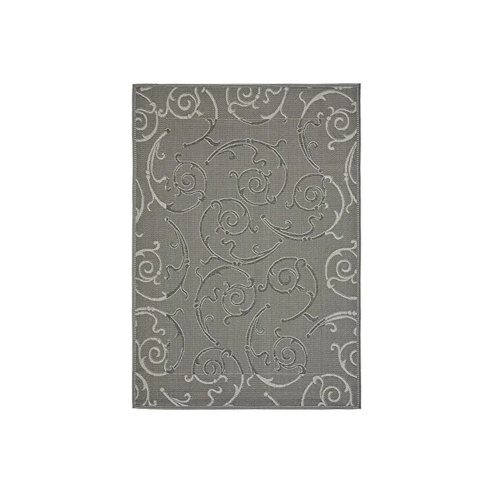 Medium Rectangular Polypropylene Area Rug Anthracite/Light Grey 5×7 – Safavieh