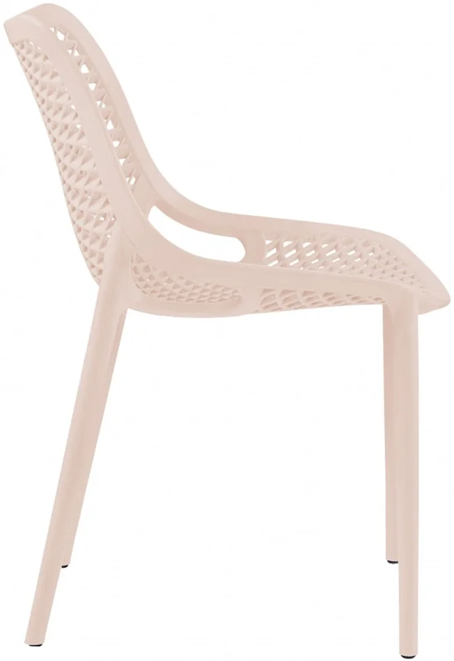Meridian Furniture – Mykonos Pink Outdoor Patio Dining Chair (Set of 4) – 328Pink
