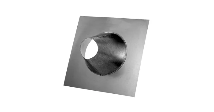 Metalbest RV 6″ Type B Gas Vent Tall Cone Adjustable Pitch Roof Flashing