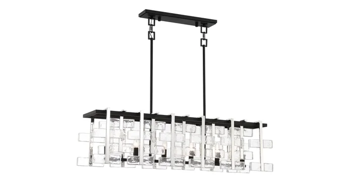 Metropolitan Painesdale 6 Light 45″ Wide Billiard Chandelier