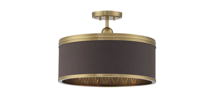 Metropolitan Splendour 4 Light 19″ Wide Semi-Flush Drum Ceiling Fixture