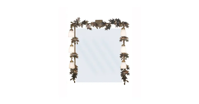 Meyda Tiffany 36″ Wide 6 Light Vanity Light with Oak Leaf And Acorn Decoration