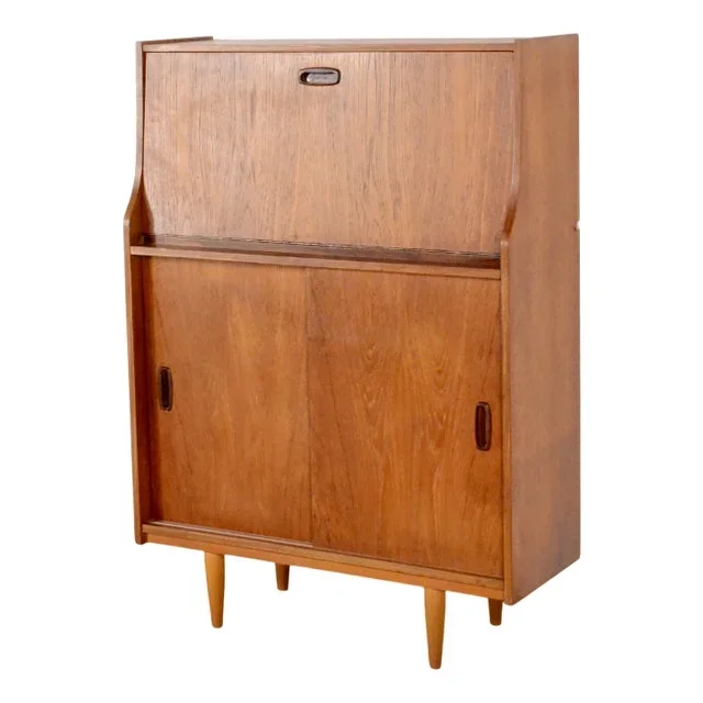 Mid-Century Danish Teak Secretary, 1960s