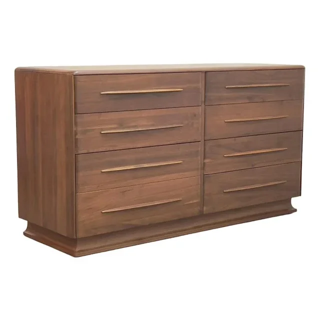 Mid Century Modern Walnut Dresser