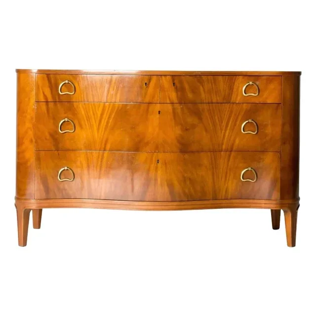 Midcentury Chest of Drawers by Axel Larsson, Bodafors, Sweden, 1940s