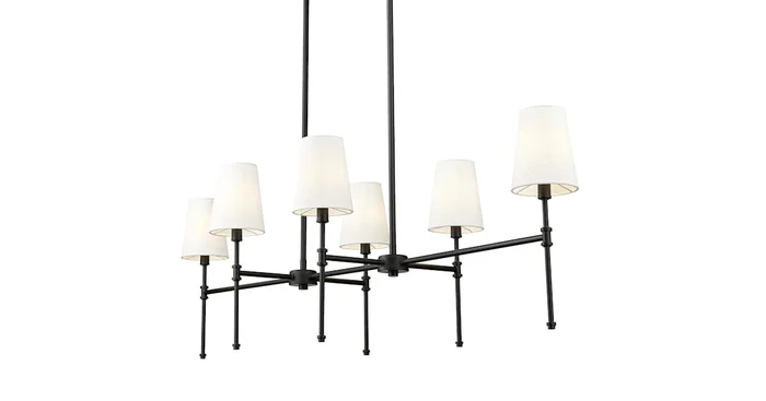 Millennium Lighting Adorra 6 Light 48″ Wide Linear Chandelier