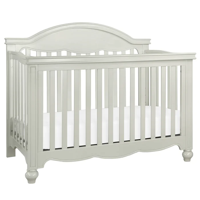 Million Dollar Baby Classic Etienne 4-in-1 Convertible Crib with Toddler Rail in Dove Grey