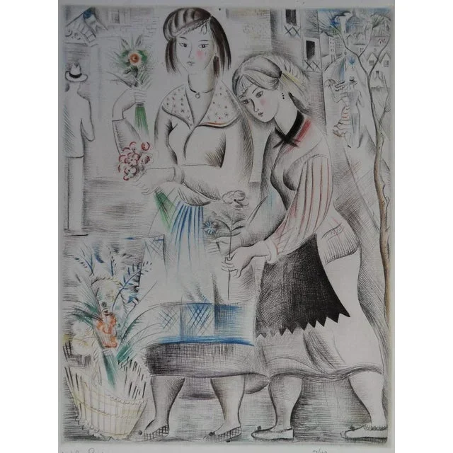 Mily Possoz, Florists, Etching