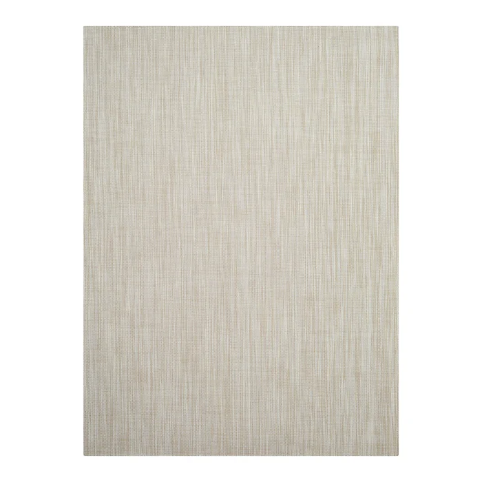 Mini Basketweave Parchment Rug