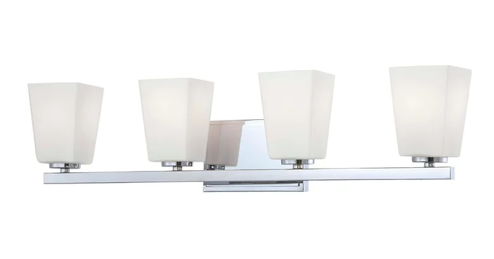 Minka Lavery 4 Light Bathroom Vanity Light from the City Square Collection