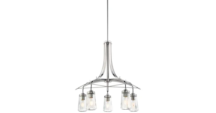 Minka Lavery 5 Light One Tier Chandelier from the Poleis Collection