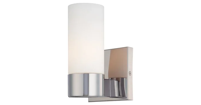 Minka Lavery Minka Lavery 1 Light 4-1/2″ Wide Wall Sconce with Etched Opal Glass
