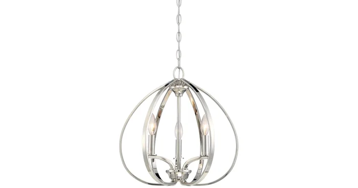 Minka Lavery Tilbury 3 Light 17″ Wide 1 Tier Mini Chandelier