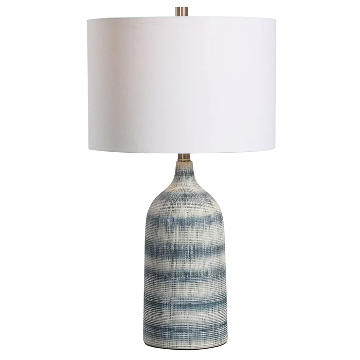 Modern Accents Casual Textured Ceramic Table Lamp