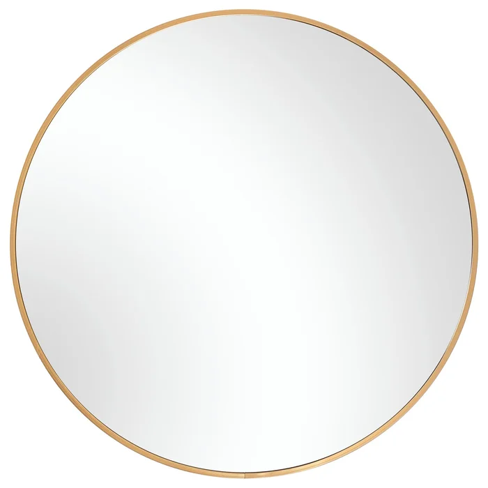 Modern Accents Clean Round Mirror