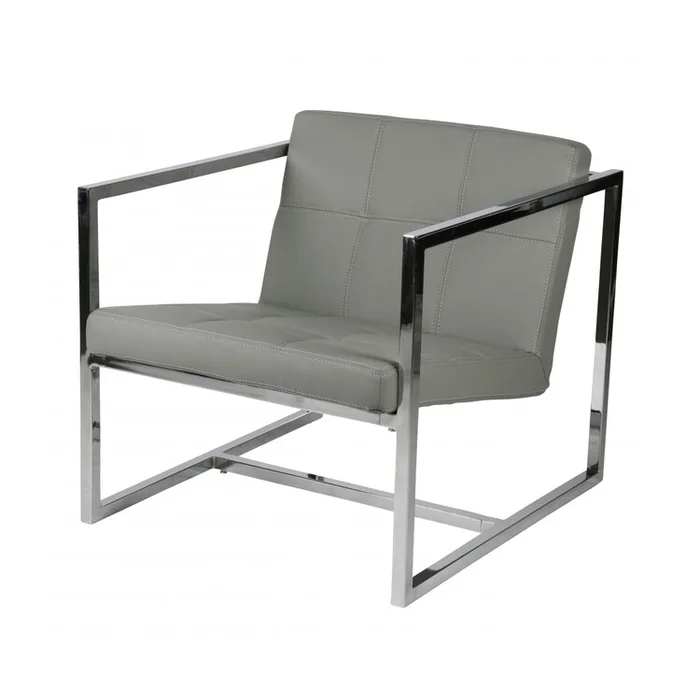 Modern Chocolate Faux Leather Lisa Chair 26×25 inches – Whiteline Modern Living
