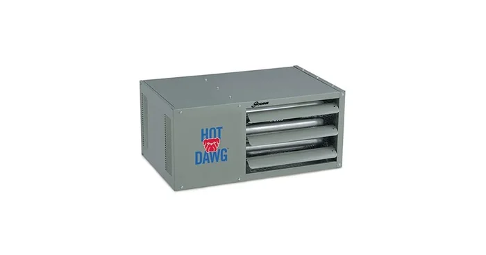 Modine 30,000 BTU – Power Vented Natural Gas Unit Heater – Aluminized Steel Heat Exchanger – 80% Thermal Efficiency