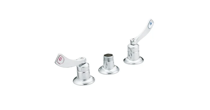 Moen Double Handle Widespread Bathroom Faucet Less Spout from the M-DURA Collection (Valve Included)