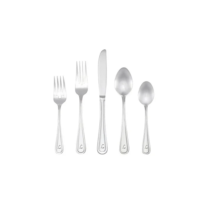 Monogrammed Flatware Set – Marina Design (46 Piece) – Sourcing Solutions