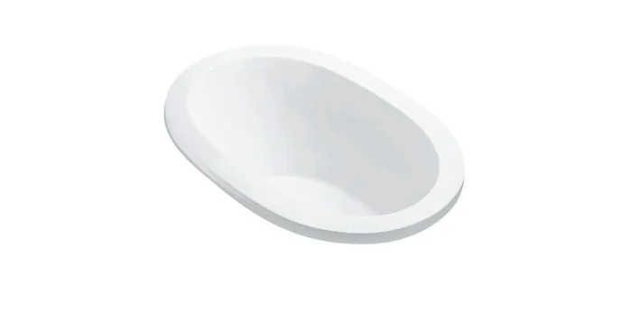 MTI Baths Adena 1 60″ Undermount DoloMatte Air / Whirlpool Tub with Center Drain